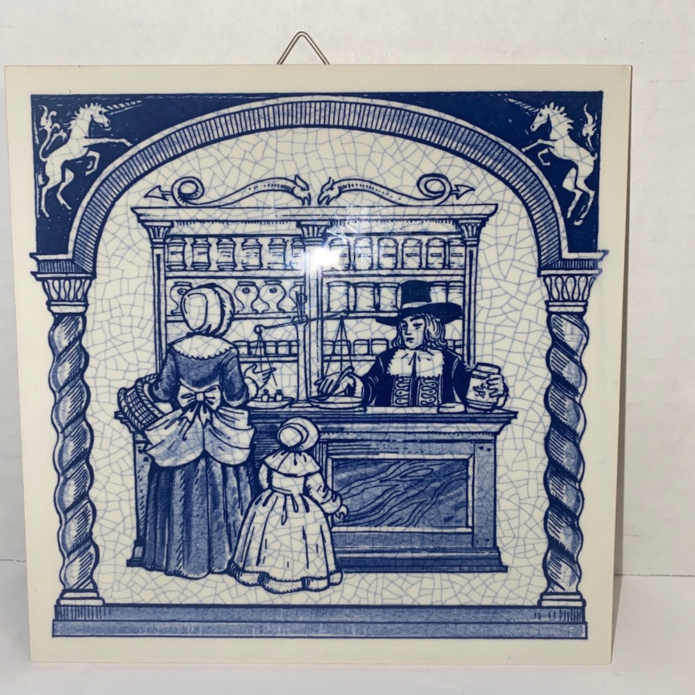 Pill Tile By Delft Holland for Burroughs Welcome